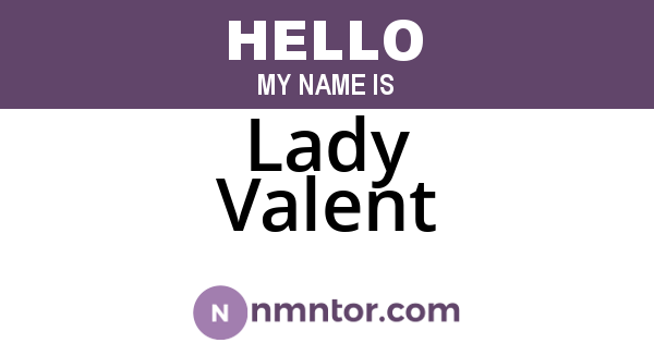 Lady Valent