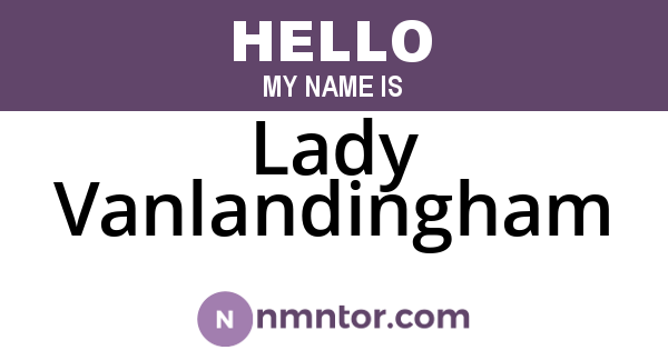 Lady Vanlandingham