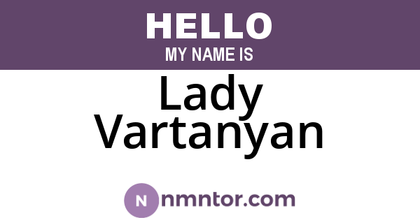 Lady Vartanyan