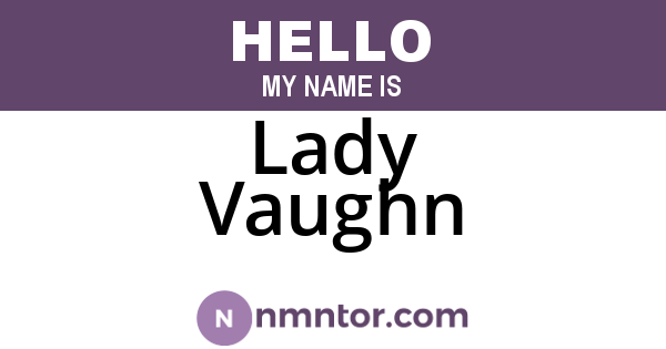 Lady Vaughn