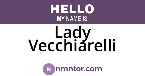 Lady Vecchiarelli