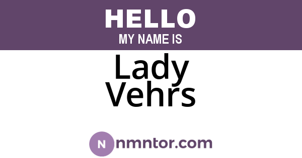 Lady Vehrs