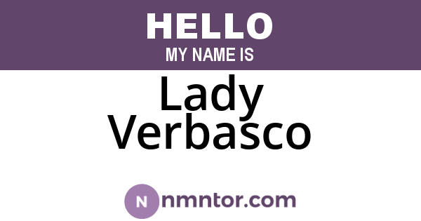 Lady Verbasco