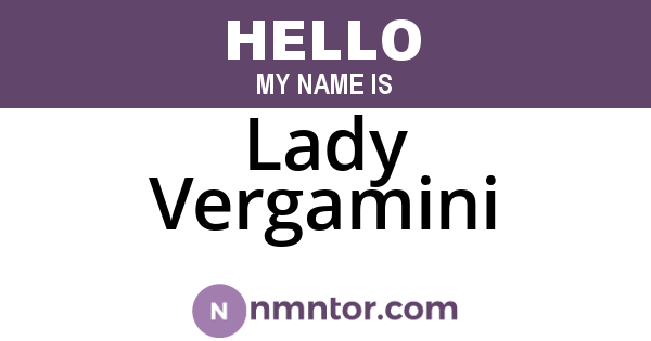 Lady Vergamini