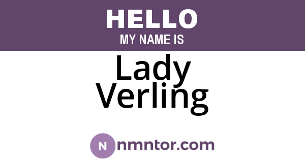 Lady Verling