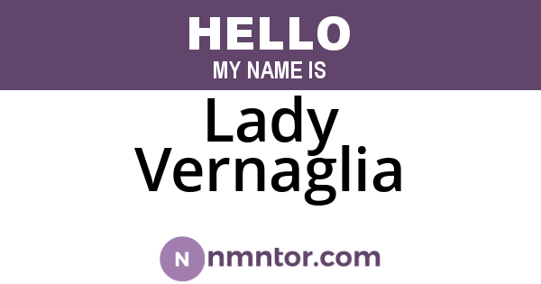 Lady Vernaglia