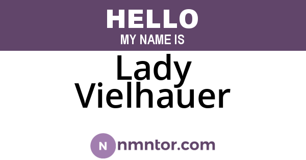 Lady Vielhauer