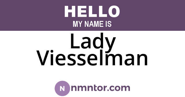 Lady Viesselman