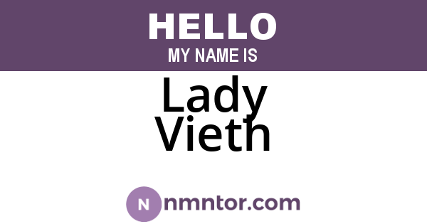 Lady Vieth