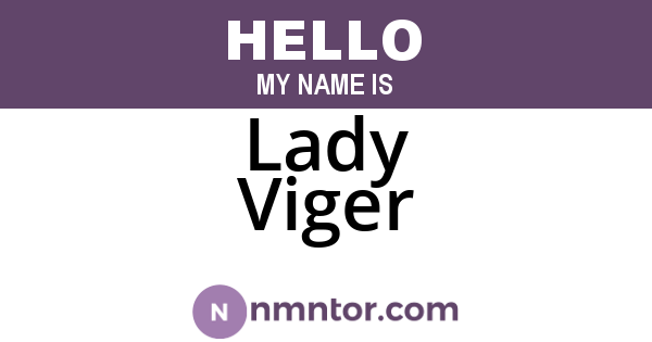 Lady Viger