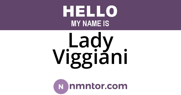 Lady Viggiani