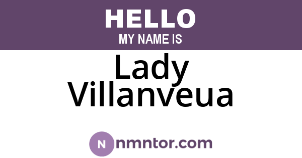 Lady Villanveua