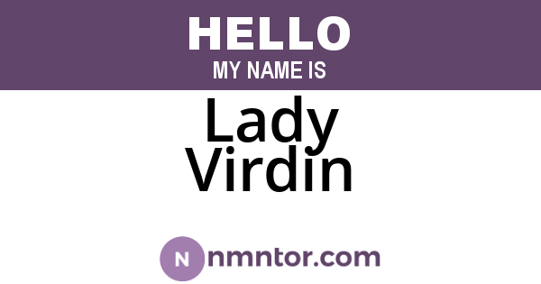 Lady Virdin
