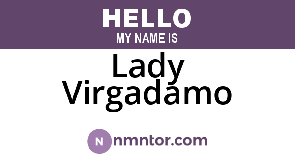 Lady Virgadamo