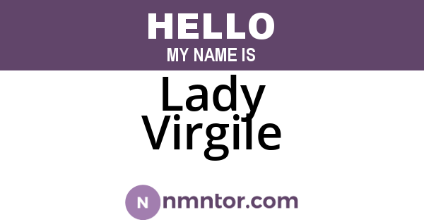 Lady Virgile