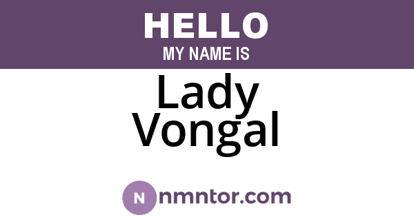 Lady Vongal