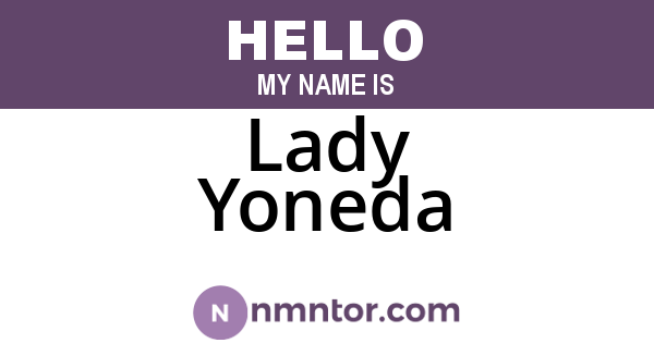 Lady Yoneda