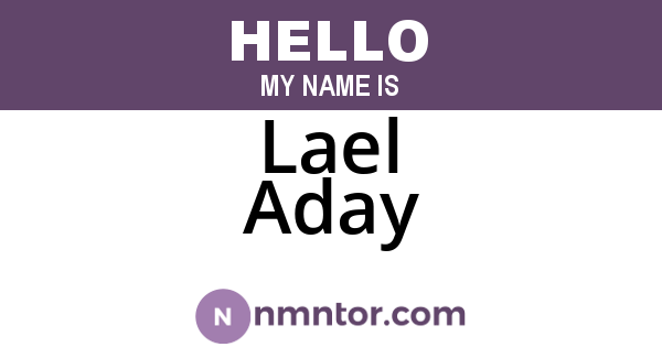Lael Aday