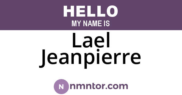 Lael Jeanpierre
