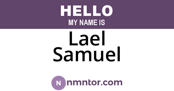 Lael Samuel