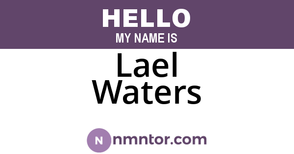 Lael Waters