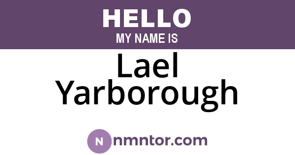 Lael Yarborough
