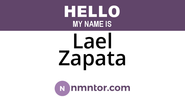 Lael Zapata