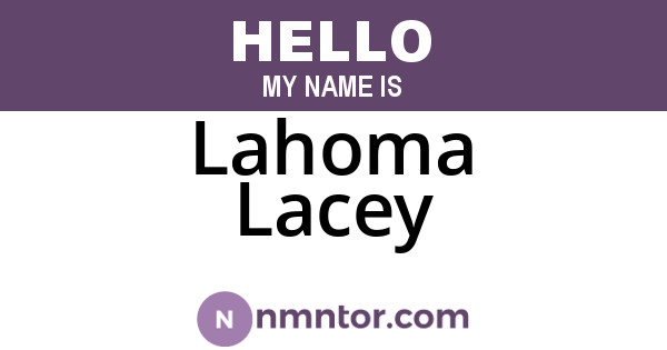Lahoma Lacey