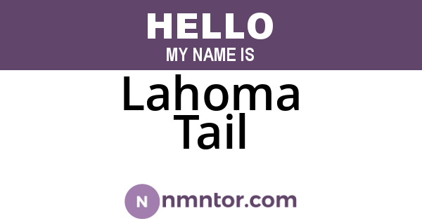 Lahoma Tail