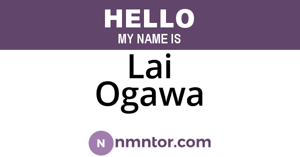 Lai Ogawa
