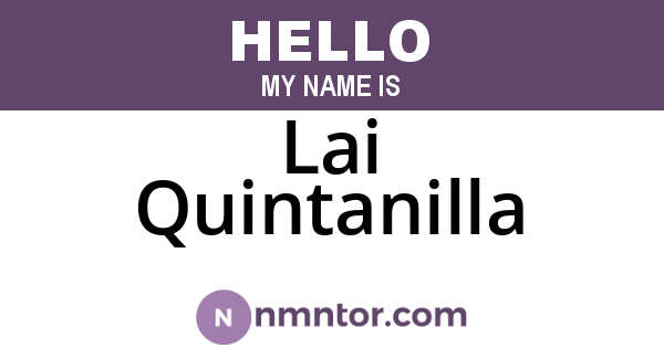 Lai Quintanilla