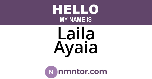 Laila Ayaia
