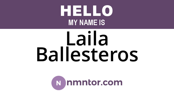 Laila Ballesteros