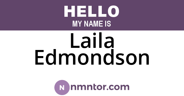 Laila Edmondson