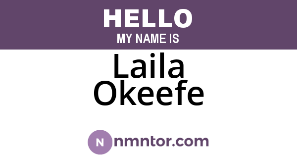 Laila Okeefe