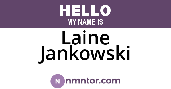 Laine Jankowski
