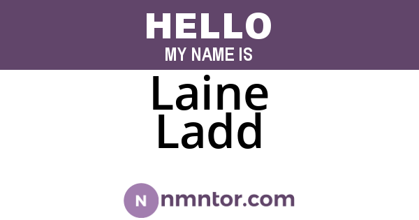 Laine Ladd