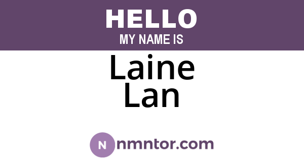 Laine Lan
