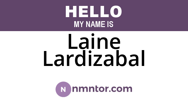 Laine Lardizabal