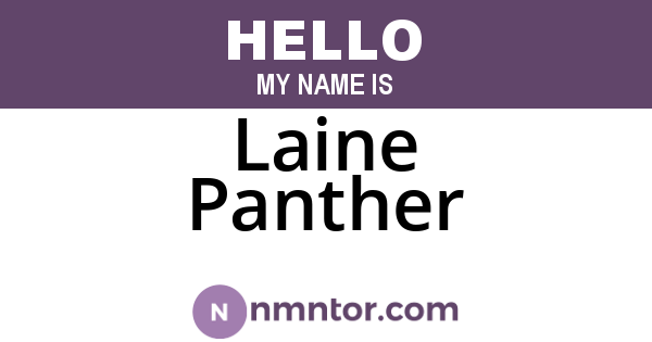 Laine Panther