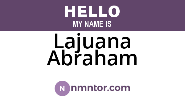 Lajuana Abraham