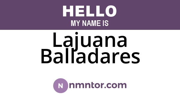 Lajuana Balladares
