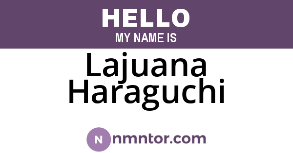 Lajuana Haraguchi