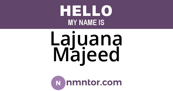 Lajuana Majeed