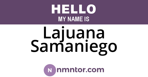 Lajuana Samaniego