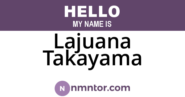Lajuana Takayama