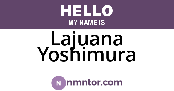 Lajuana Yoshimura