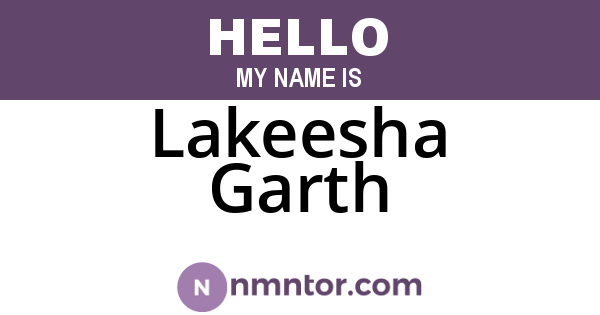 Lakeesha Garth