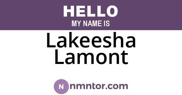 Lakeesha Lamont