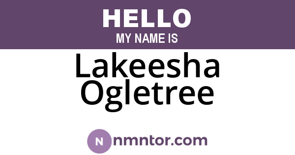 Lakeesha Ogletree